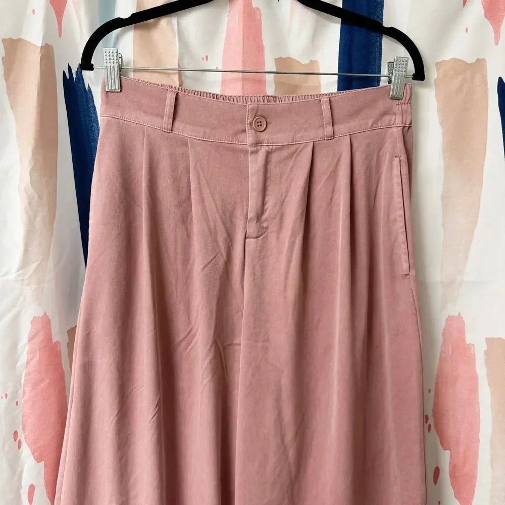 Halara High Waisted Button Zipper Side Pocket Split Hem Wide Leg Casual Pants - Picture 7 of 16